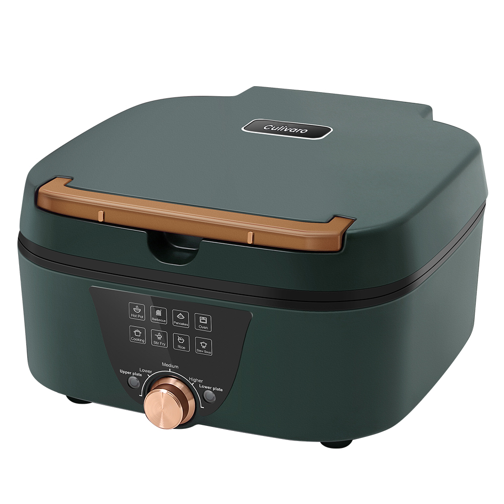 Culivaro B-2 Electric Hot Pot & Grill, Aluminium N
